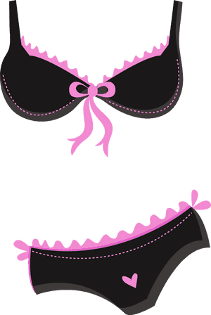 Clip Library Download Minus Say Hello Ch De Lingerie - Lingerie Clipart, HD Png Download PNG with transparent background