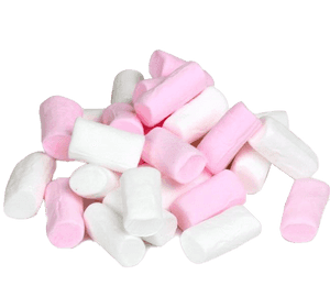 Pinkand White Marshmallows PNG image with transparent background