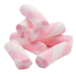 Pinkand White Marshmallows Transparent Background PNG image with transparent background
