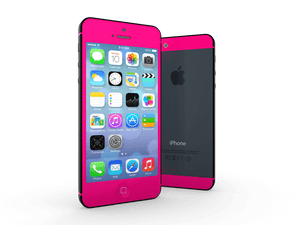 Pinki Phone Displayand Back View PNG image with transparent background