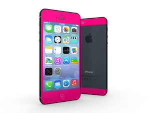 Pinki Phone Displayand Back View PNG Image