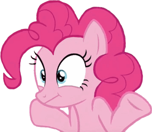 Transparent Shrugging Pinkie Pie [reupload With Improvements - Mlp Pinkie Pie Excited, HD Png Download PNG image with transparent background