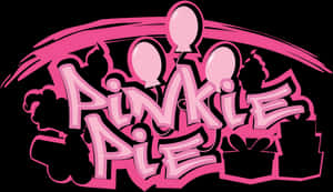 Pinkie Pie Graffiti Style Artwork PNG with transparent background