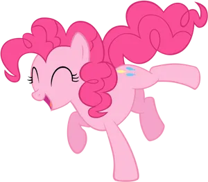 Pinkie Pie Happy Prance PNG Image