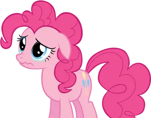 Pinkie Pie Sad Expression PNG Image