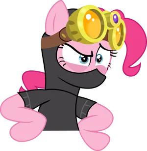 Pinkie Pie Spy Costume PNG Image