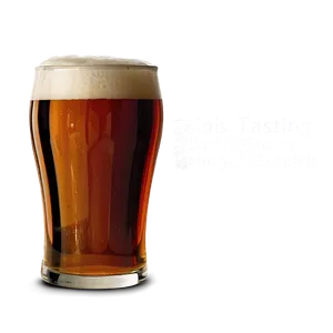 Pint Glass For Beer Tasting Png Mts70 PNG Image