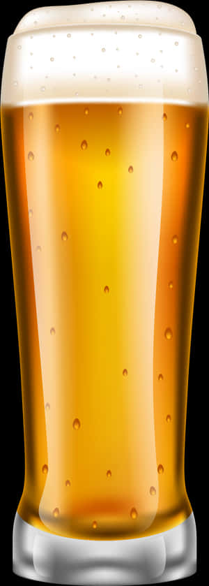 Pintof Beer Illustration PNG image with transparent background