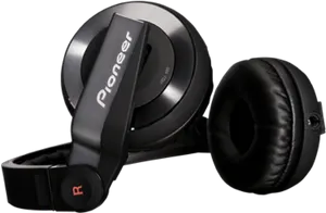 Pioneer Professional D J Headphones PNG Image