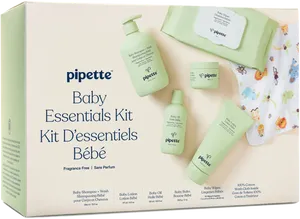 Pipette Baby Essentials Kit Packaging PNG Image