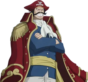 Pirate_ Captain_ Animated_ Character PNG Image