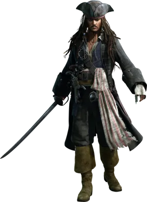 Pirate_ Character_ Render PNG Image