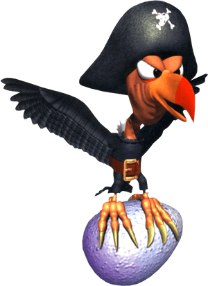 Donkey Kong Country 2 Krow , Png Download - Donkey Kong 2 Boss, Transparent Png PNG