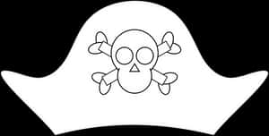 Pirate Hat Skulland Crossbones Vector PNG image with transparent background