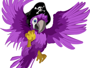 Macaw Clipart Pirate Parrot - Pirate Parrot No Background PNG image with transparent background