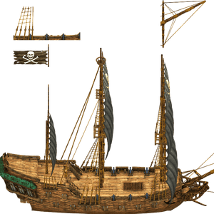 Rpg Maker Pirate Ship , Png Download - Rpg Maker Pirate Ship, Transparent Png PNG image with transparent background