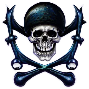 Pirate_ Skull_and_ Crossbones_ Flag PNG Image