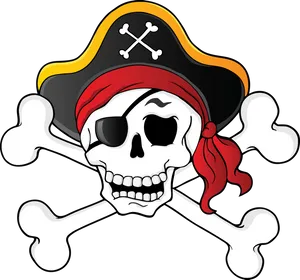 Pirate Skulland Crossbones PNG Image