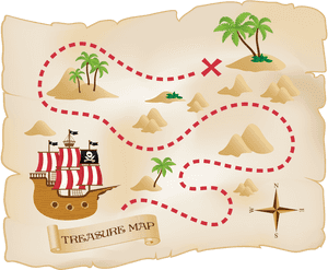Treasure Map For Kids, HD Png Download PNG image with transparent background