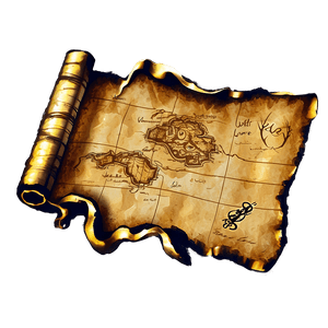 Pirate Treasure Map PNG 05212024 PNG image with transparent background