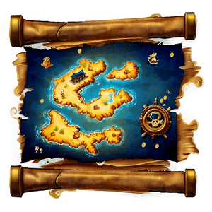 Pirate Treasure Map PNG 06112024 PNG image with transparent background