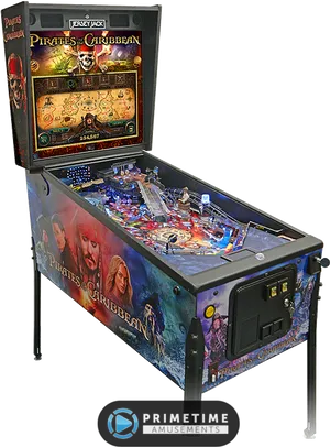 Piratesofthe Caribbean Pinball Machine PNG Image