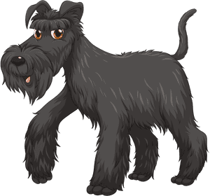 Pitbull Clipart Spotted Dog - Kerry Blue Terrier Png, Transparent Png PNG image with transparent background