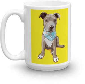 Pitbull Puppy Mug 'colors - Mug, HD Png Download PNG image with transparent background