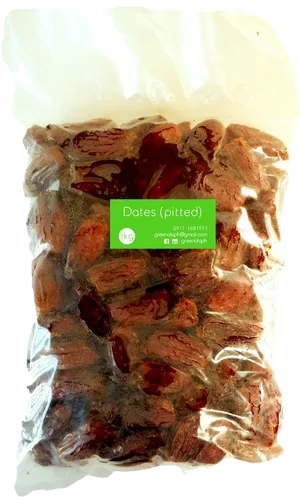 Pitted Dates Packaged1kg PNG Image