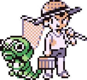 Pixel Art Exterminatorand Giant Bug PNG Image