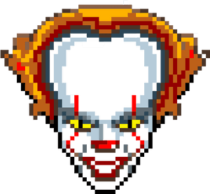 Pixel Art For Pennywise, HD Png Download PNG image with transparent background