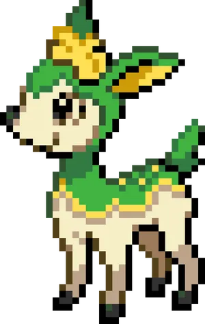 Pixel Art Forest Creature.png PNG Image