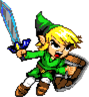 Toon Link Pixel Art, HD Png Download PNG with transparent background