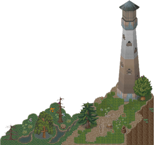 The Cliff-lighthouse Area - Lighthouse On A Cliff Png PNG image with transparent background