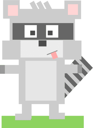 Square Animal Cartoon Raccoon Clip Arts - Square Animal Cartoon, HD Png Download PNG image with transparent background