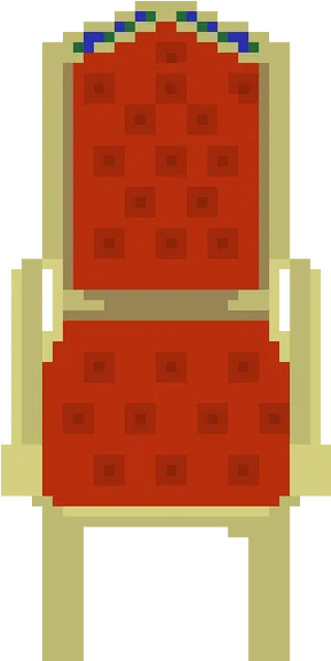 Pixel Art Royal Throne.png PNG Image