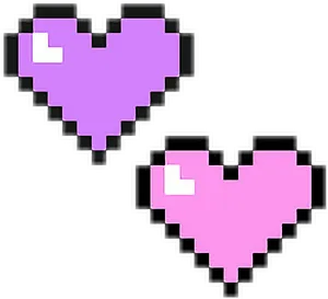 Pixel Heart Icons PNG Image