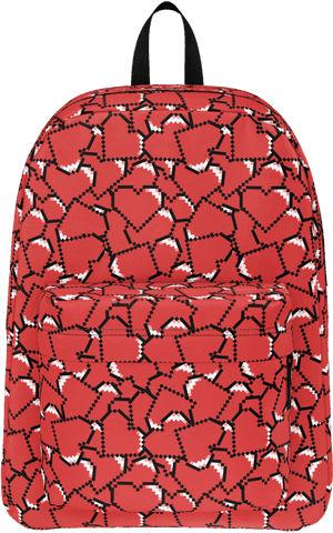Pixel Heart Backpack - Garment Bag, HD Png Download PNG image with transparent background