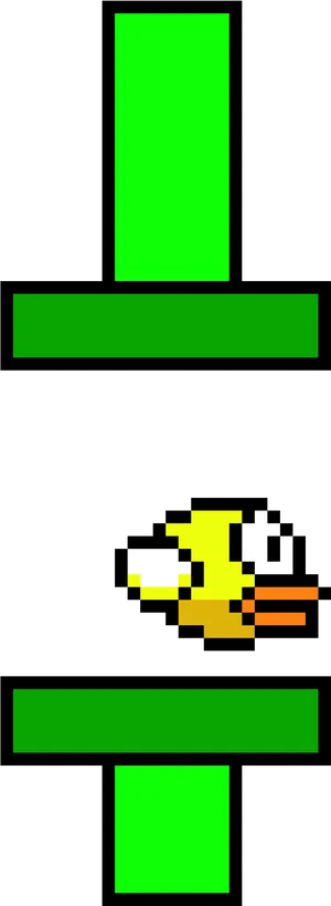 Pixelated Bird Game Flappy Bird PNG Image