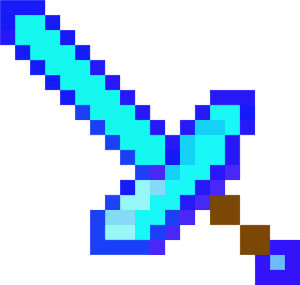 Diamond Sword - Diamond Armor Sword Minecraft PNG
