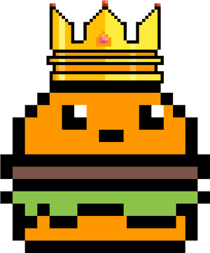 Kawaii Burger Pixel Art, HD Png Download PNG image with transparent background