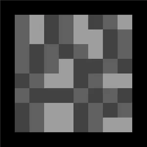 Pixelated Cobblestone Texture PNG Image