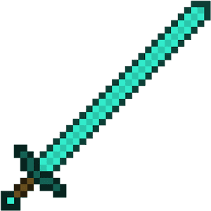 My Take For A Terrablade Resprite - Diamond Sword Minecraft Png PNG