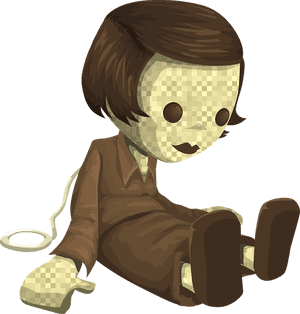 Creepy Doll Clipart Png - Creepy Cartoon Doll Png, Transparent Png PNG image with transparent background
