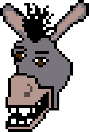 Pixel Art Donkey , Png Download - Shrek Donkey Pixel Art, Transparent Png PNG image with transparent background