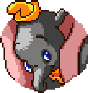 Dibujos En Cuadriculas De Dumbo , Png Download - Disney Perler Pattern, Transparent Png PNG image with transparent background