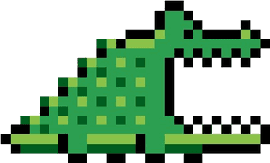 #pixel #crocodile - Minecraft Pixel Art Crocodile, HD Png Download PNG image with transparent background