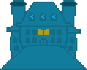 Haunted Mansion Pixel Art, HD Png Download PNG