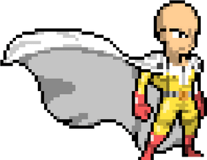 One Punch Man Pixel, HD Png Download PNG image with transparent background