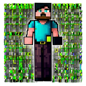 Pixelated Minecraft Characters PNG 75 PNG image with transparent background
